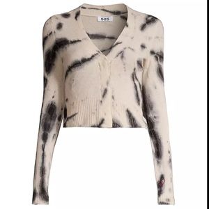 525 America Cashmere Cropped Cardigan